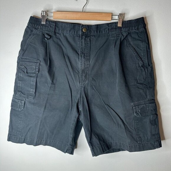 511 Tactical Series Shorts Mens Black Cargo Ripstop Shorts Outdoor Utility Sz 38 - Picture 1 of 12